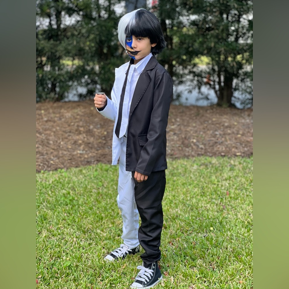 Kids two-face costume Batman villain Halloween